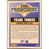 Image 2 : 1991 SCORE FRANK THOMAS (HOF)