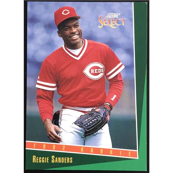 1993 SCORE REGGIE SANDERS ROOKIE CARD