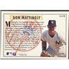 Image 2 : 1994 FLEER DON MATTINGLY (HOF)