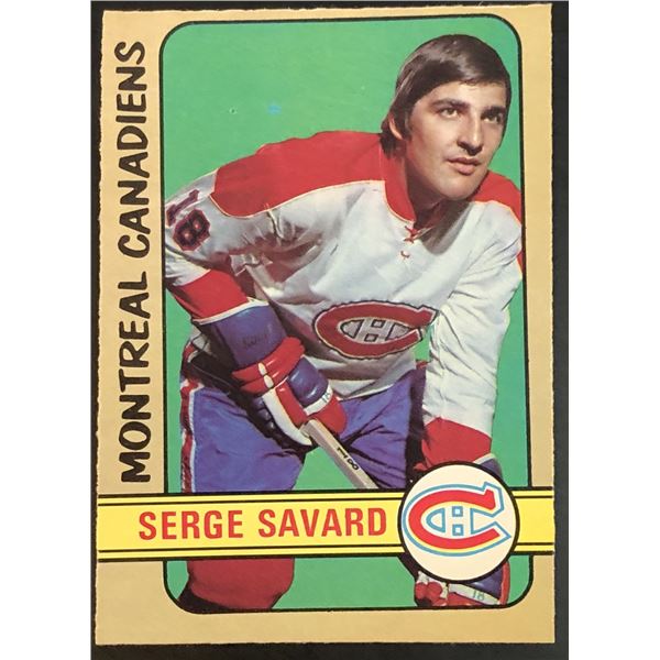 1972-73 O-PEE-CHEE SERGE SAVARD (HOF)