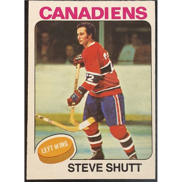 1975-76 O-PEE-CHEE STEVE SHUTT (HOF)