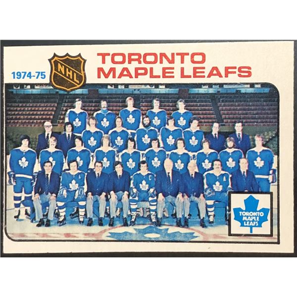 1975-76 O-PEE-CHEE TORONTO MAPLE LEAFS