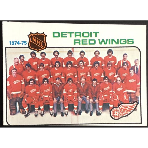 1975-76 TOPPS DETROIT RED WINGS