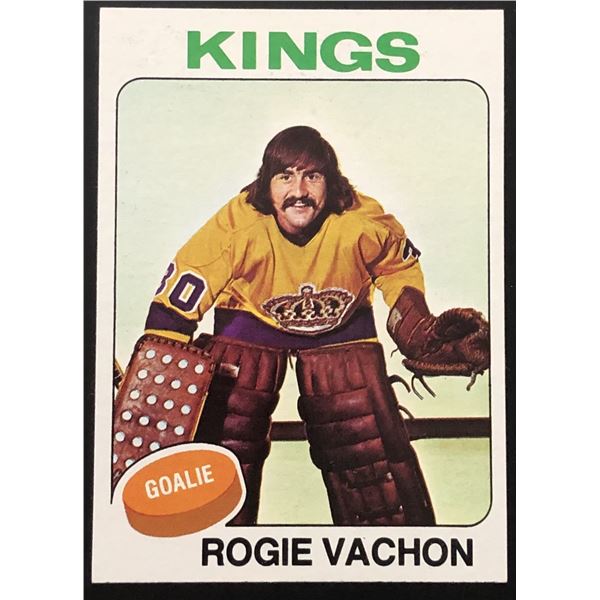 1975-76 TOPPS ROGIE VACHON (HOF)