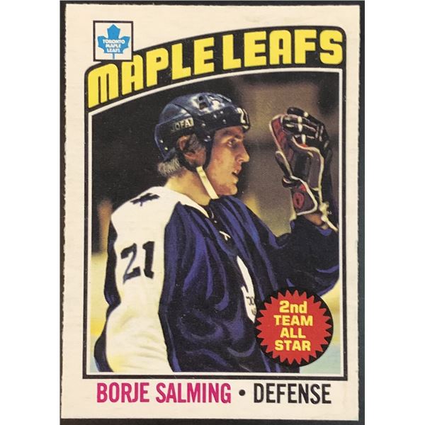 1976-77 O-PEE-CHEE BORJE SALMING (HOF)