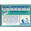 Image 2 : 1976-77 O-PEE-CHEE DENNIS MARUK ROOKIE CARD