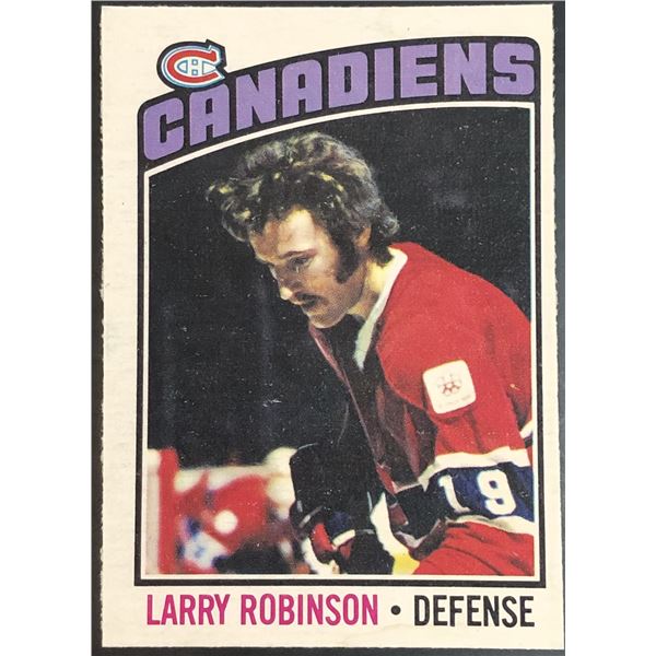 1976-77 O-PEE-CHEE LARRY ROBINSON (HOF)