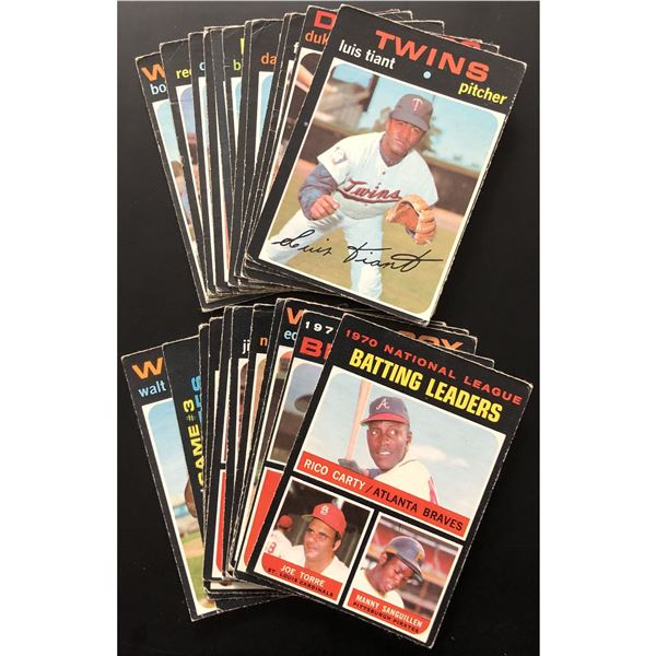 1971 O-PEE-CHEE BASEBALL COLLECTION - 25 CARDS