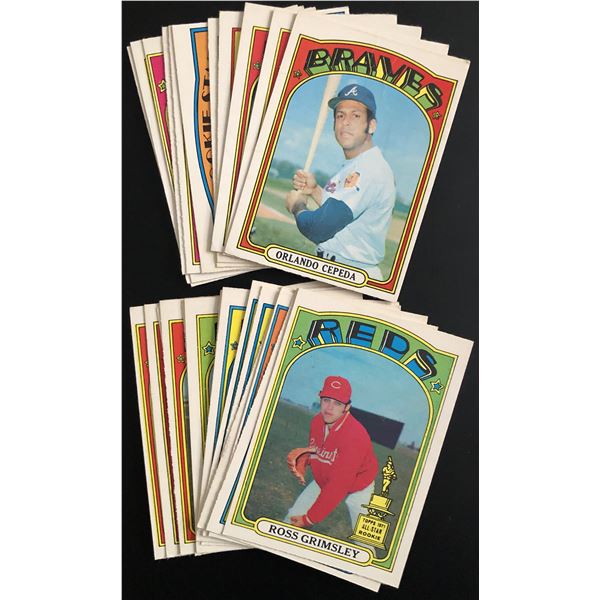 1972 O-PEE-CHEE BASEBALL COLLECTION - 25 CARDS