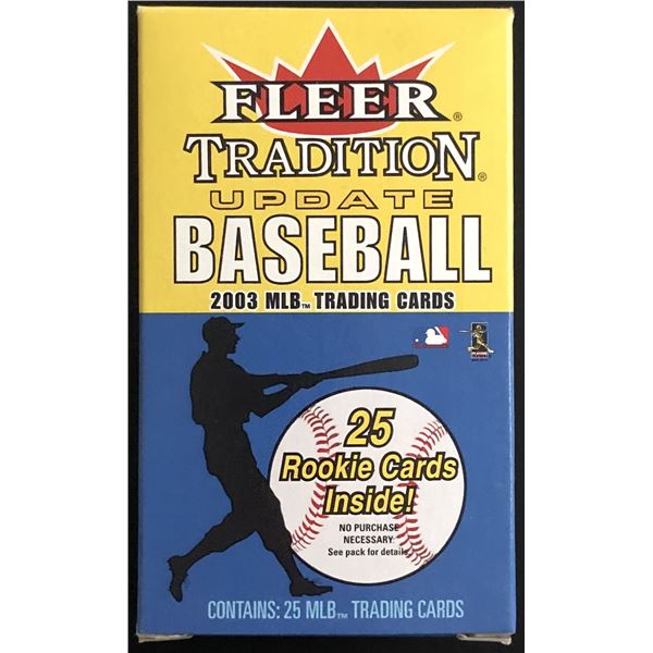 2003 FLEER BASEBALL UPDATE SERIES ROOKIES BOX SET
