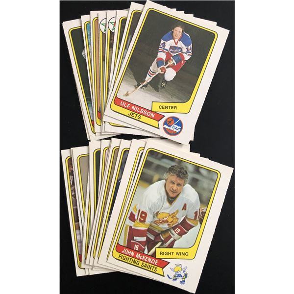1976-77 O-PEE-CHEE WHA COLLECTION - 25 CARDS