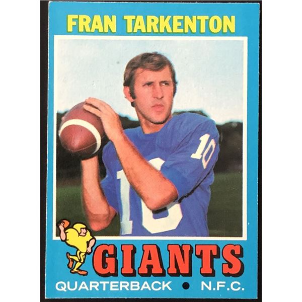 1971 TOPPS FRAN TARKENTON (HOF)