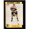 Image 1 : 1991 SCORE BOBBY ORR (HOF) JUNIOR STAR