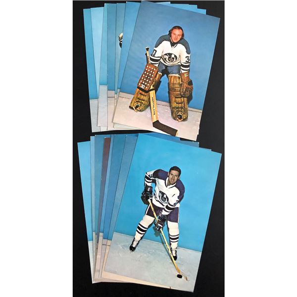 1973-74 WHA CLEVELAND CRUSADERS POST CARDS TEAM SET