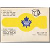 Image 1 : 1973-74 O-PEE-CHEE TORONTO MAPLE LEAFS INSERT RING