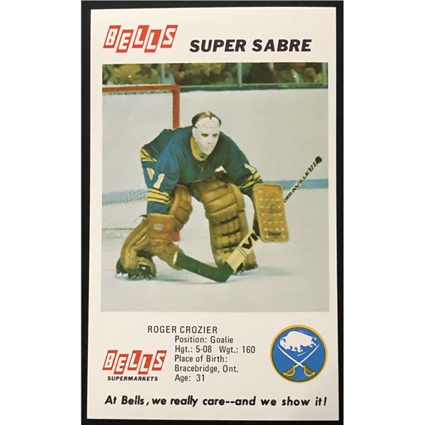 1973-74 BELLS SUPERMARKETS ROGER CROZIER (HOF)