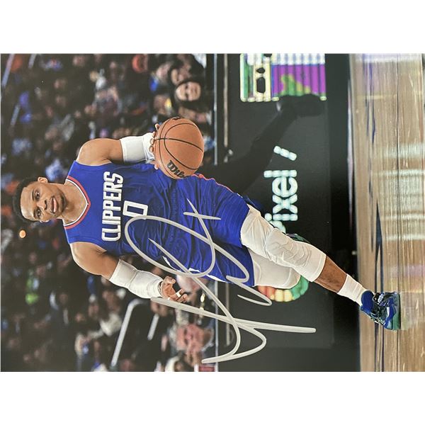 LA Clippers Russell Westbrook signed photo. GFA Authenticated