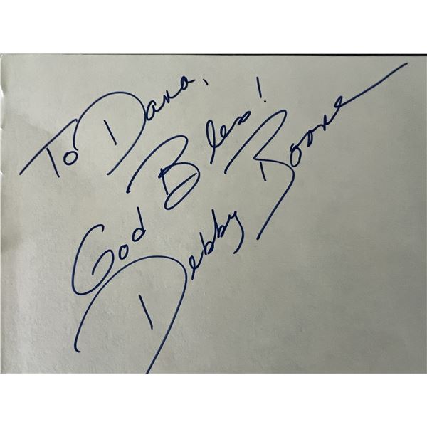 Debby Boone cut signature