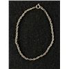 Image 1 : Pretty Sterling Silver Rope Bracelet