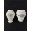 Image 2 : 2 Miniature "Goss" Crestware Vases