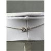 Image 4 : Vintage 925 Sterling Silver Chain w/ Silver Framed Mother Of Pearl Pendant