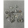 Image 2 : 13 Vintage Silver & Sterling Silver Charms