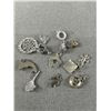 Image 3 : 13 Vintage Silver & Sterling Silver Charms