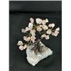 Image 2 : 6" x 5" Rose Quartz Crystal Tree On Amethyst Base. Retails $480.00