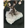Image 3 : 6" x 5" Rose Quartz Crystal Tree On Amethyst Base. Retails $480.00