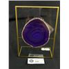 Image 1 : 4" Purple Agate Slice Formation. Retails $600.00