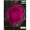 Image 2 : 4" Pink Agate Slice Formation. Retails $600.00