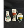 Image 2 : 3 Miniature  "Goss"Crestwood China Pieces