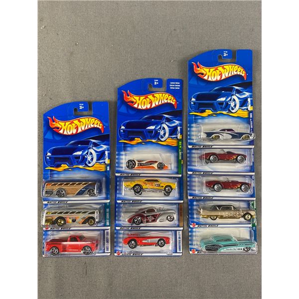 12 Hot Wheel Die Cast Collector Cars In Original Packages