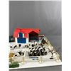 Image 2 : Vintage Toy Farm Playset. Large.