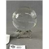 Image 2 : New in Box Crystal Ball with Stand