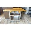 Image 1 : BOOS BLOCKS KITCHEN MOBILE PREP TABLE