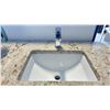 Image 4 : CAMBRIA FLOFORM BATHROOM VANITY DOUBLE SINK CABINET W/2 MIS MATCHED FAUCETS