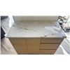 Image 3 : SILESTONE STONE TOP 3 DRAWER W/SIDE CUPBOARD CABINET