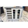 Image 2 : 2 PCS. GREY WITH GREY STONE TOP BAR AND LIQUEUR CABINET SET