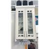 Image 3 : 2 PCS. GREY WITH GREY STONE TOP BAR AND LIQUEUR CABINET SET