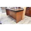 Image 2 : LIGHT WOODEN LAMINATE TOP 2 DOOR 2 DRAWER CABINET - 81"W X 38"D X 37"H