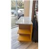 Image 1 : SILESTONE WHITE MARBLE LOOK TOP 3 DRAWER 2 DOOR CABINET - 58"W X 23"D X 33"H