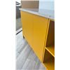 Image 3 : SILESTONE WHITE MARBLE LOOK TOP 3 DRAWER 2 DOOR CABINET - 58"W X 23"D X 33"H