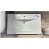 Image 2 : WHITE 31"W X 19"D 8"H BATHROOM WASH BASIN