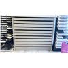 Image 2 : 10 DRAWER WHITE MARBLE TOP LOOK CABINET - APPROX. 48"W X 22"D X 41"H
