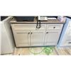 Image 1 : GREY LAMINATE TOP 1 DRAWER 3 DOOR CABINET - 48"W X 23"D X 32"H