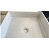 Image 3 : WHITE SQUARE 16"W X 16"D X 5"H LAVATORY SINK