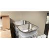 Image 2 : STACK OF APPROXIMATELY 11 VARIOUS STAINLESS STEEL SINKS *SOME IN BOX*