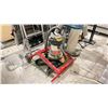 Image 1 : BOSCH TS1000 FOLDING TABLE SAW STAND, WORKMATE 200 FOLDING WORK BENCH, & KUBOTA CHROME ELECTRIC