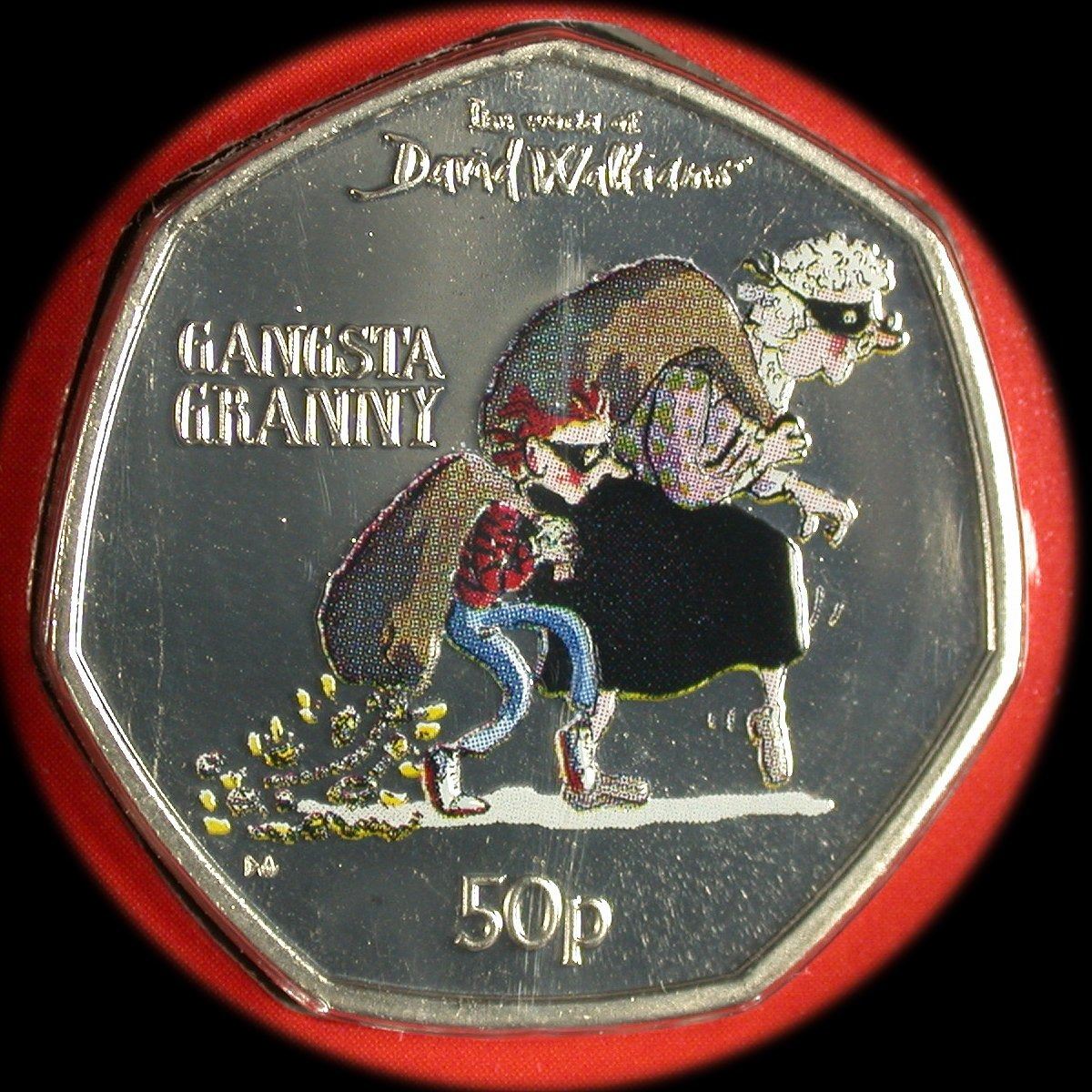 Gibraltar Gangsta Granny 50 Pence, 2022 - Alliance Coin & Banknote Inc.